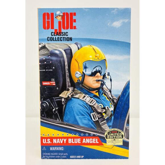 GI Joe 1:6 US Navy Blue Angel 12" Limited Edition Action Figure 81426 New Sealed - Picture 1 of 11